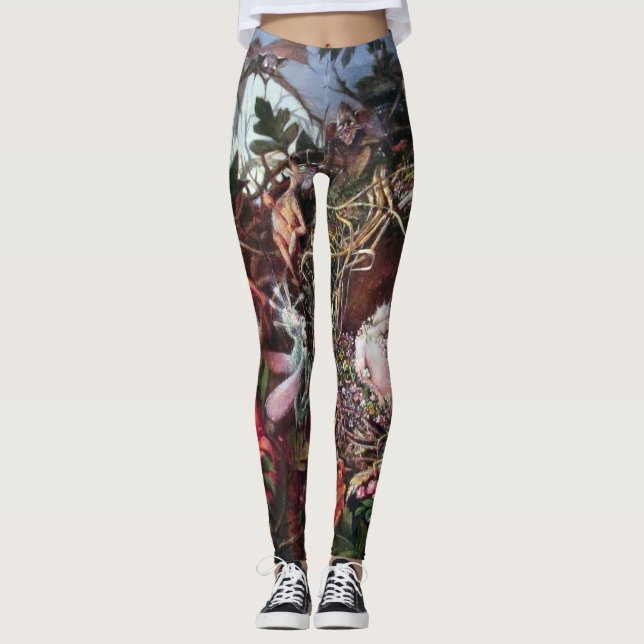 Leggings Des fées dans un nid d'oiseaux, John Anster Fitzge (Devant)