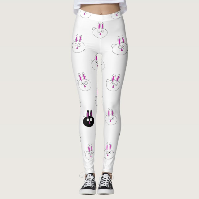 Leggings Des lapins de Pâques, vous choisissez l'arrière - (Devant)