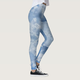 Leggings Des nuages bouffants partout sur les légendes impr