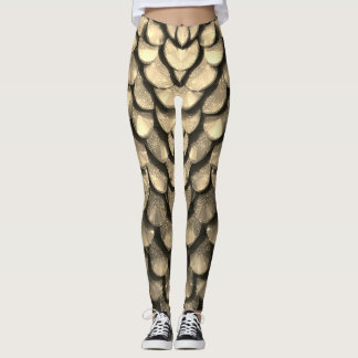 Leggings des pattes d'écailles de dragon.