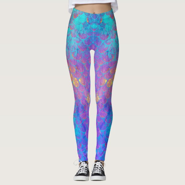 Leggings des pattes d'écailles de dragon. (Devant)
