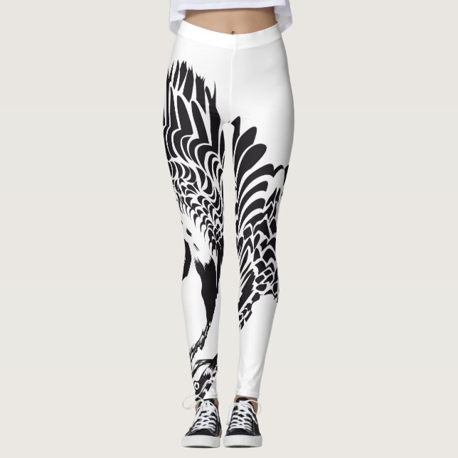 Leggings Des plumes plein les jambes (Devant)