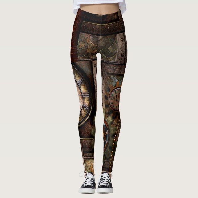 Leggings Design à vapeur magnifique (Devant)