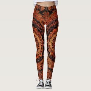 Leggings design avec Motifs inspirés du tatouage