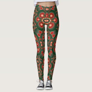 Leggings Design d'art Vintage coloré