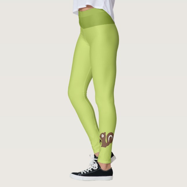 Leggings Design d'écureuil pour bébés mignon (Gauche)