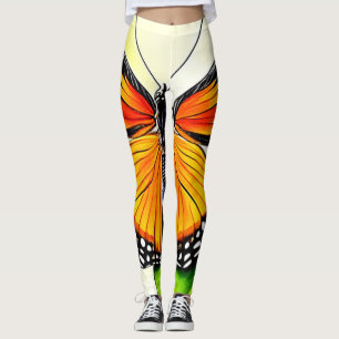 Leggings Design détaillé de l'aile papillon