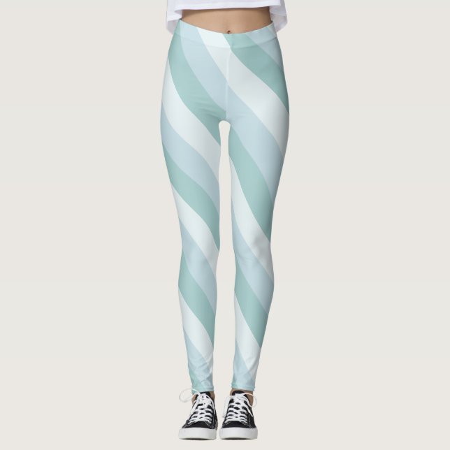 Leggings Design élégant bleu Modèle moderne design moderne (Devant)