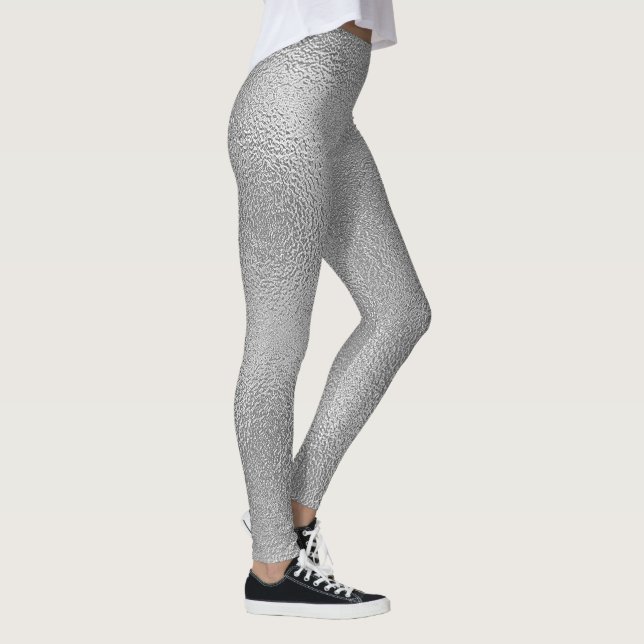 Leggings Design en verre gris chatoyant (Droite)