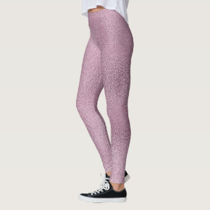 Leggings Design en verre rose chatoyant