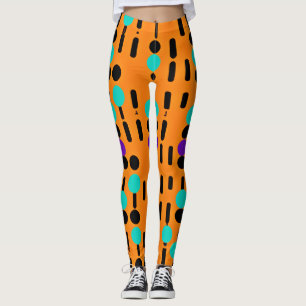 Leggings Design Motif Abstrait élégant