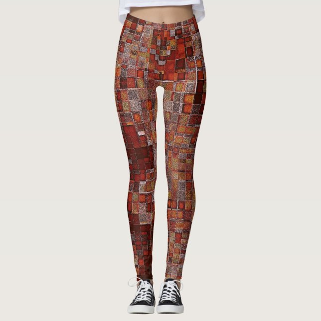 Leggings Design Motif d'art (Devant)