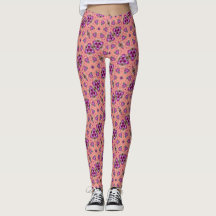 Dessin abstrait MODERNE en mosaïque rose-violet