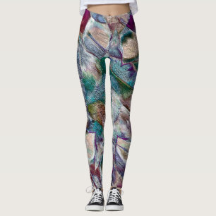 Leggings Dessin de fleur à peine visible dans un style très
