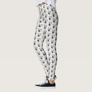 Leggings Dessin Keeshond Chiot - Joli dessin original Chien