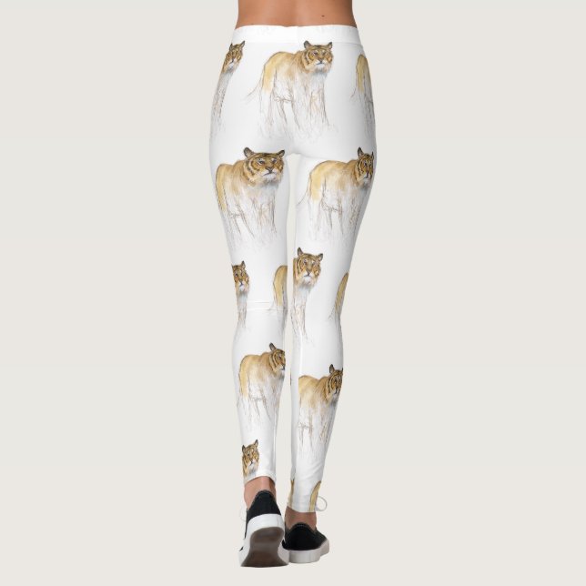 Leggings Dessin original 1 année tigre chinoise Anniversair (Dos)