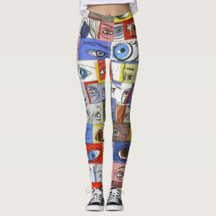 Leggings Dessins sauvages d'amusement et uniques fous de