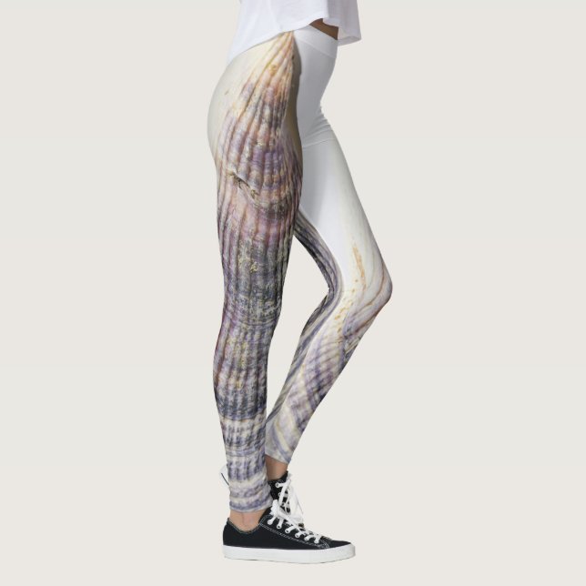 Leggings Détails de la structure de texture Sea Ocean Shell (Droite)