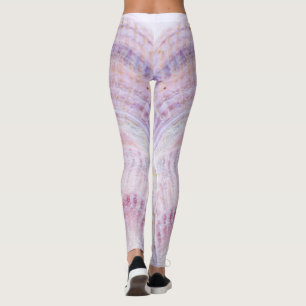 Leggings Détails de la structure de texture Sea Ocean Shell