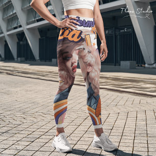 Leggings Déterminé Diva Vintage Retro 80s Jour des femmes
