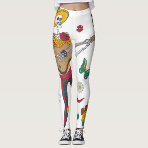 Leggings DIA DE LOS MUERTOS, guêtres