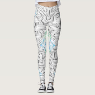 Leggings Diagonal lines pattern GB 01.w