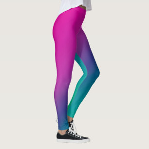 Leggings Diagonal Ombre rose