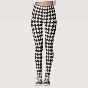 Leggings Diamants blancs noirs et antiquités