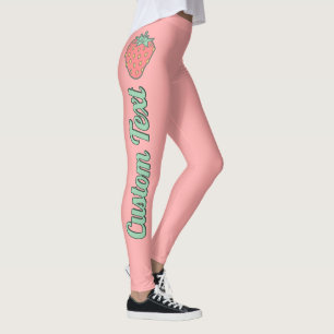 Leggings d'icônes fraises