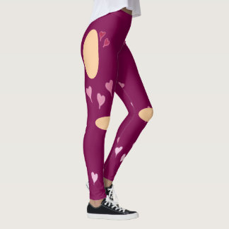 Leggings d'illusion cardiaque