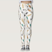Leggings d'impression amérindienne