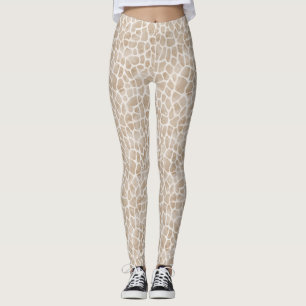 Leggings d'impression de girafe