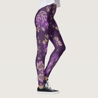 Leggings d'impression florale extra-grande d'inspi