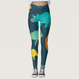 Leggings Dinosaur Adventure : Papier peint de la crèche pou