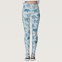 Dinosaur Motif bleu