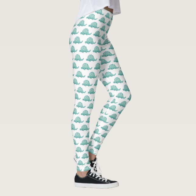 Leggings Dinosaur Stegosaurus Motif (Droite)