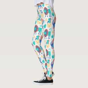 Leggings Dinosaures mignons et colorés motif
