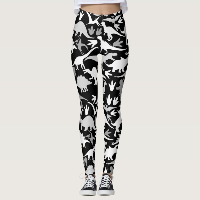 Leggings Dinosaures motif 01A (Devant)