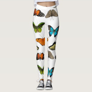 Leggings Diverses couleurs de papillons et papillons design
