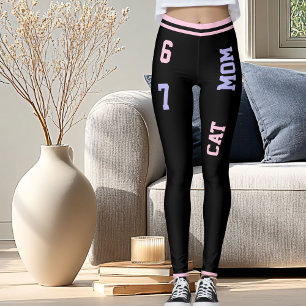 Leggings DIY Tendance Amoureuse de Chats Maman de Chat 67e