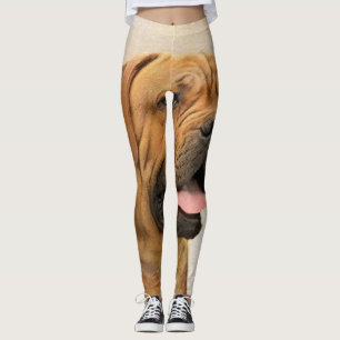 Leggings Dogue de Bordeaux Peinture - Cute Original Chien A