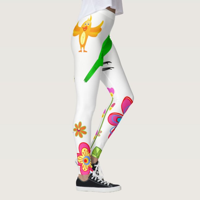 Leggings d'oiseaux (Droite)