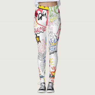 Leggings Dolce Gabbana Nouvelle Saison Conception de typogr