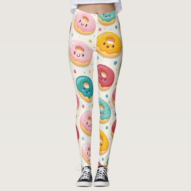 Leggings Donut Pattern (Devant)