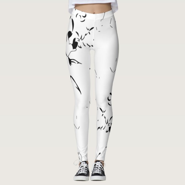 Leggings Dot, mer Baltique (Devant)