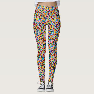 Leggings Dots Gumballs vif éclatement de couleur