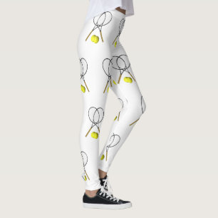 Leggings Double Tennis Sport Thème