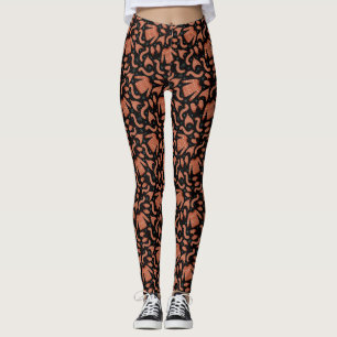 Leggings Douille de Noël moche Casquette Scarf Rouge Blanc