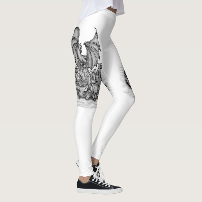 Leggings Dragon avec Zombie (Droite)