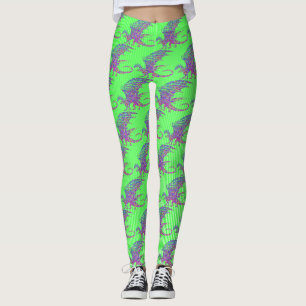 Leggings Dragon de mosaïque Extraordinaire